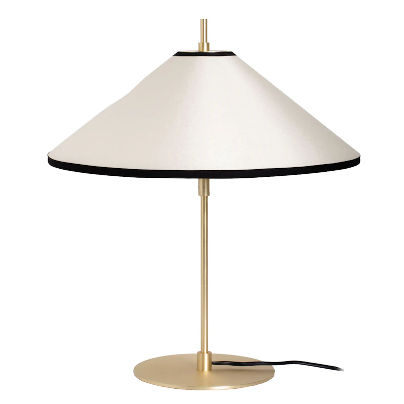 Tafta Bordlampe Ø40 cm, Sort / Off-white