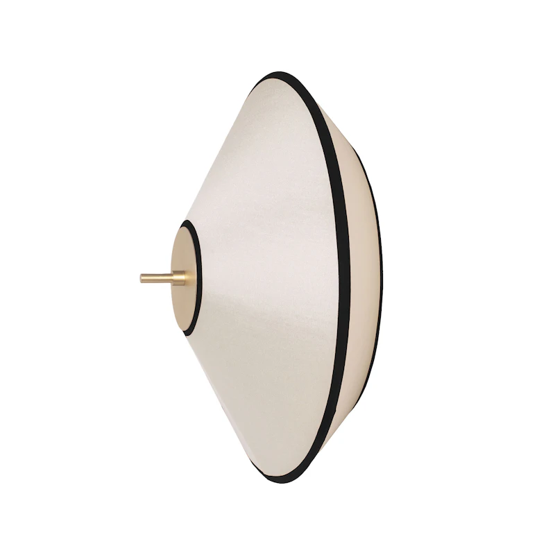 Tafta Vegglampe Ø40 cm, Sort / Off-white